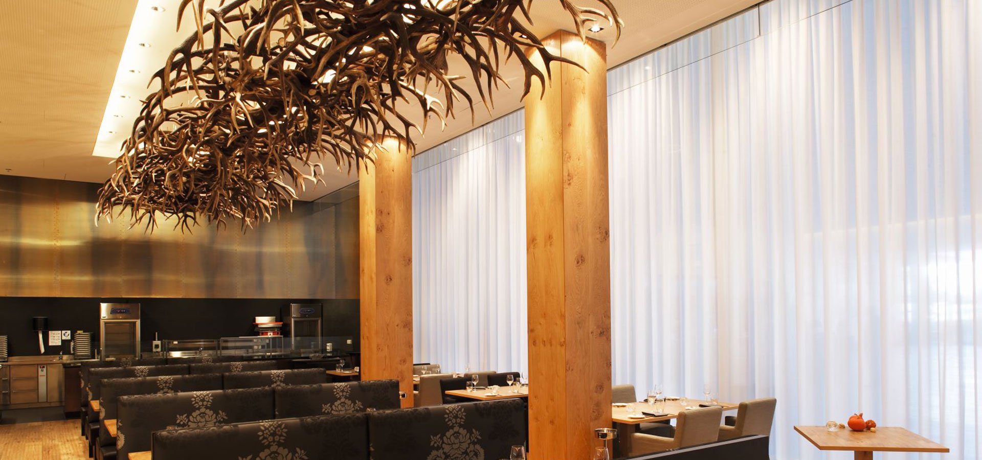 Sound-reducing acoustic curtains from JB Commercial Shadings